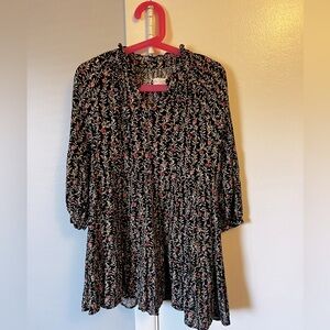 Zara girls long sleeve dress